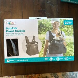 Outward Hound PupPak Front Carrier - Black